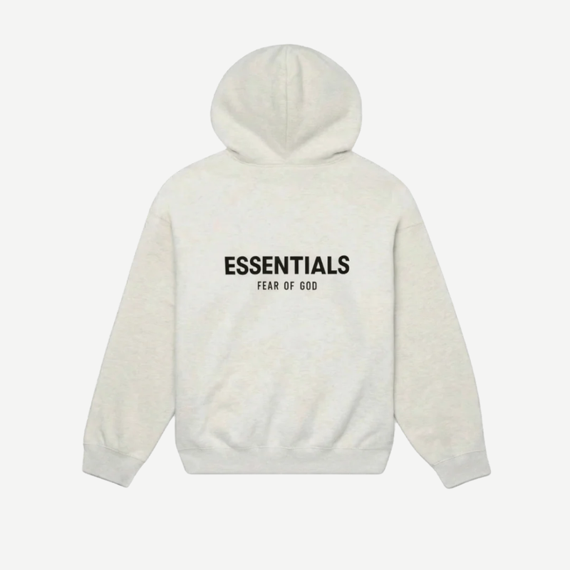Fear of god essentials hoodie light oatmeal