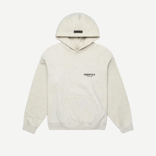 Fear of god essentials hoodie light oatmeal