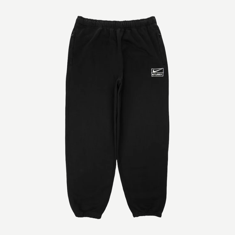 Nike x stüssy washed sweatpants black