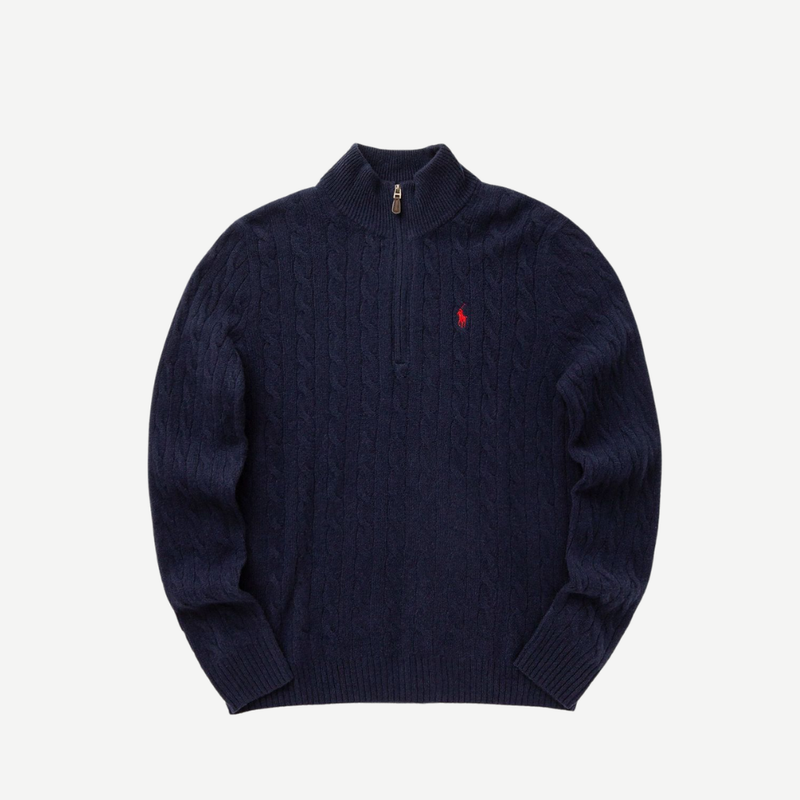 Ralph lauren zip knit pullover